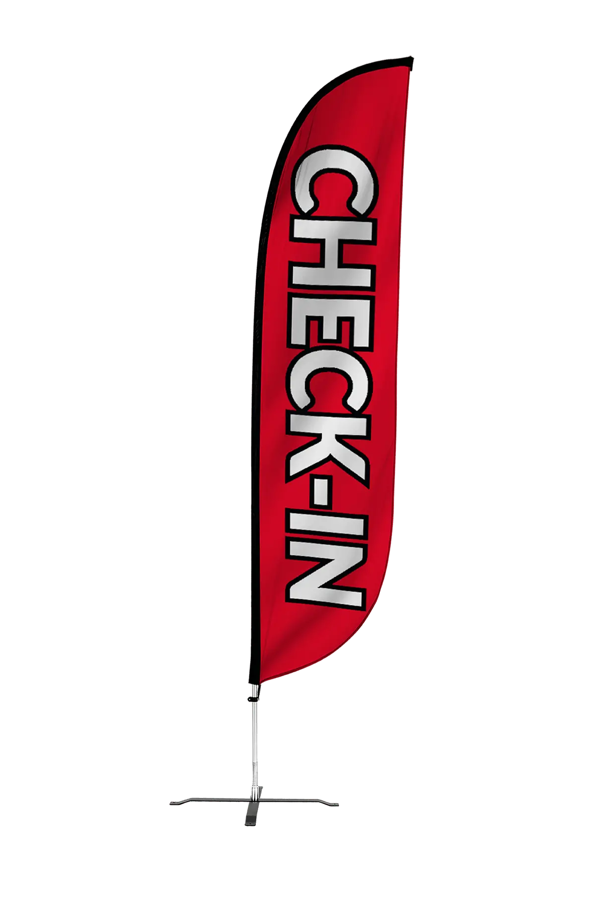 Check-In Feather Flag 1