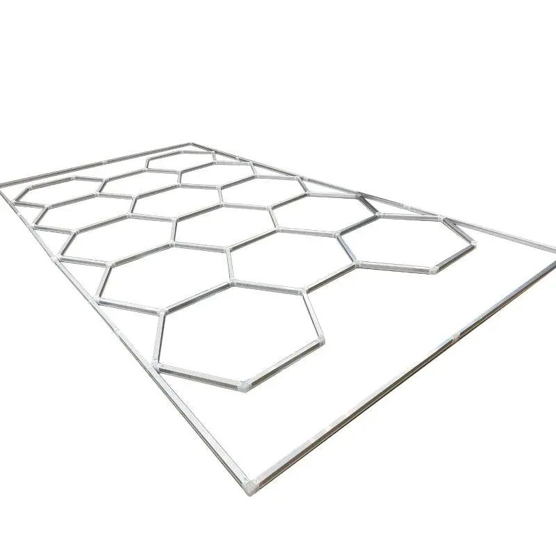 14 Hexagon White Led Light For Ceiling Display - 8Ft By 16Ft 1