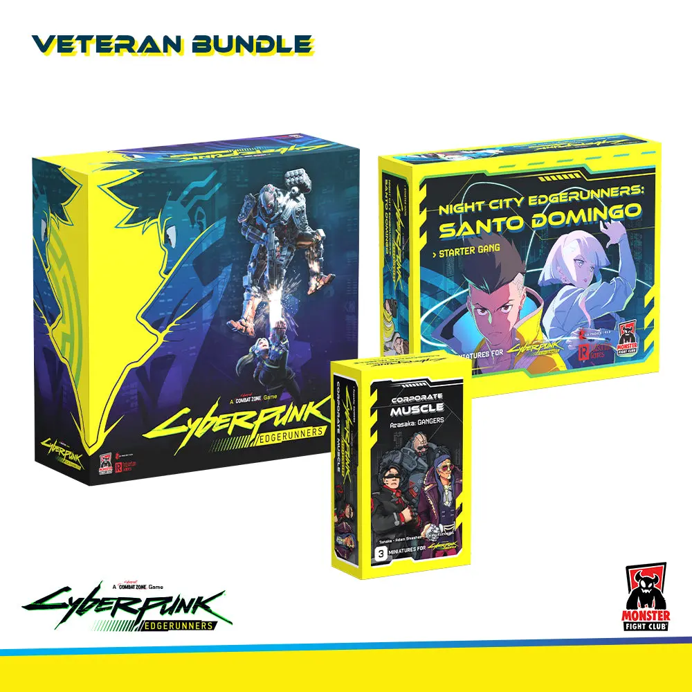Cyberpunk Edgerunners: Combat Zone Veteran Bundle 1