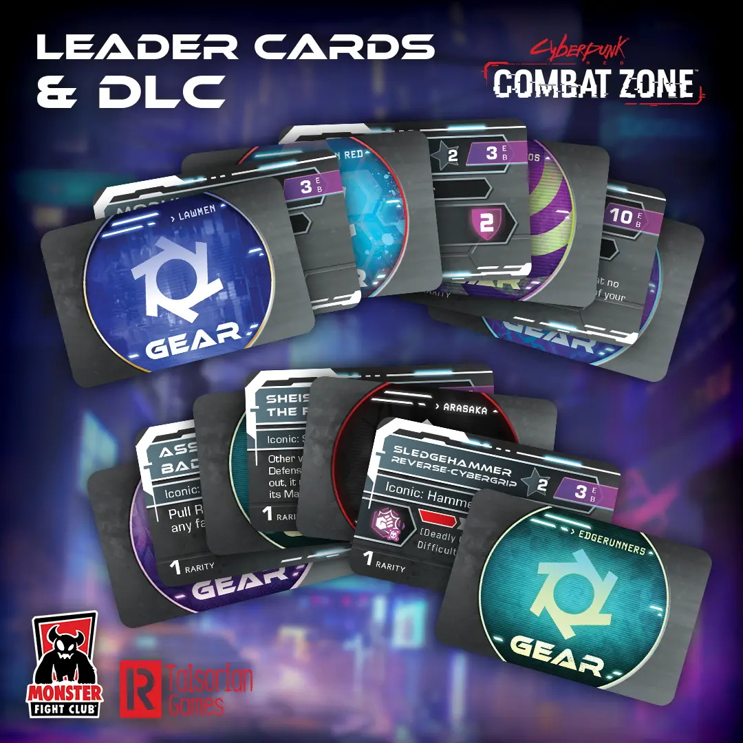 Combat Zone: Printable Leader Cards Digital Download 1