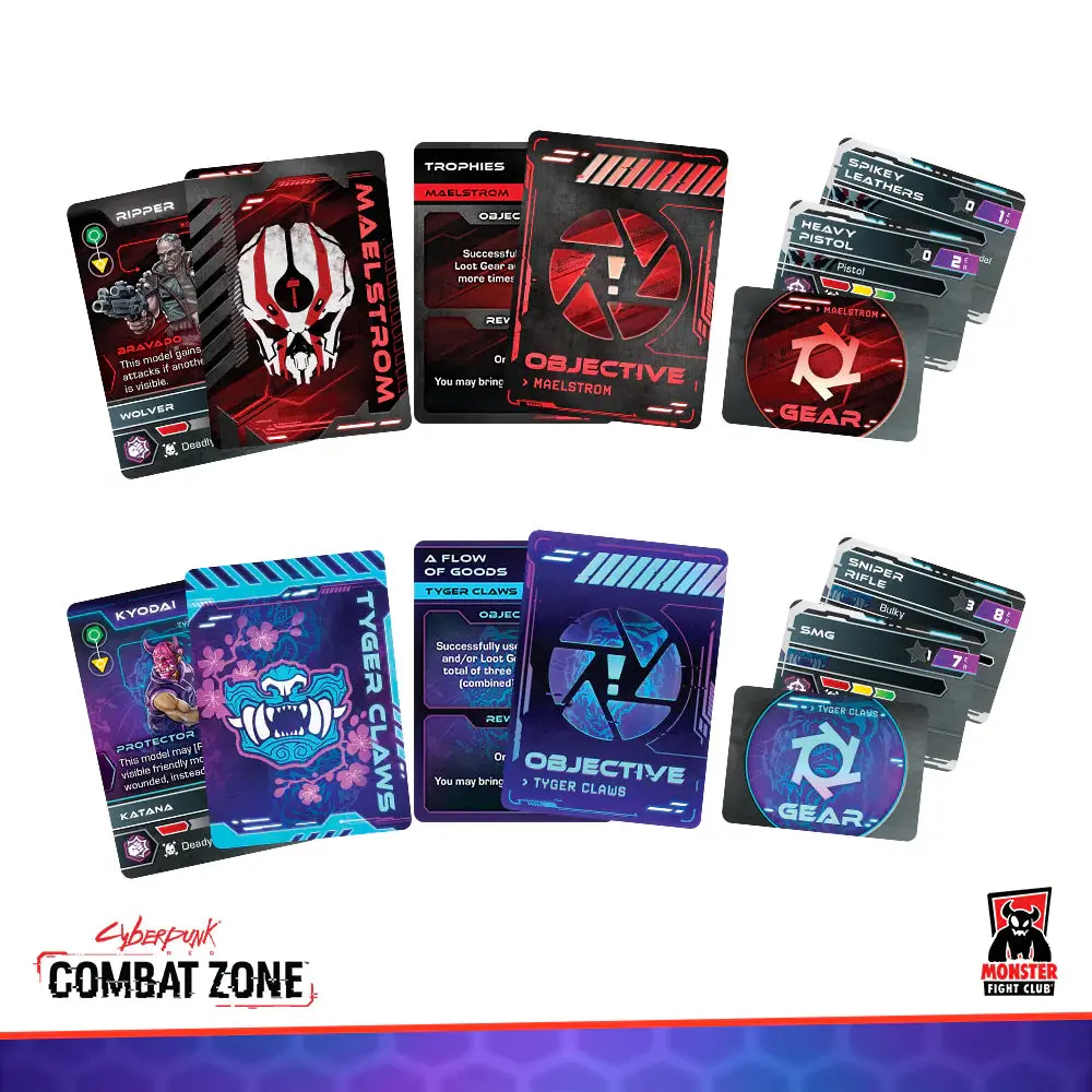 Combat Zone: 2-Player Starter Card Checklist 1