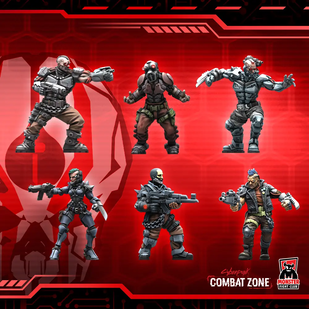Combat Zone: Maelstrom Starter Gang Standupz™ 1