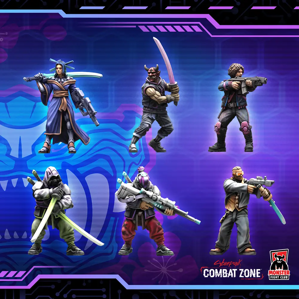 Combat Zone: Tyger Claws Starter Gang Standupz™ 1