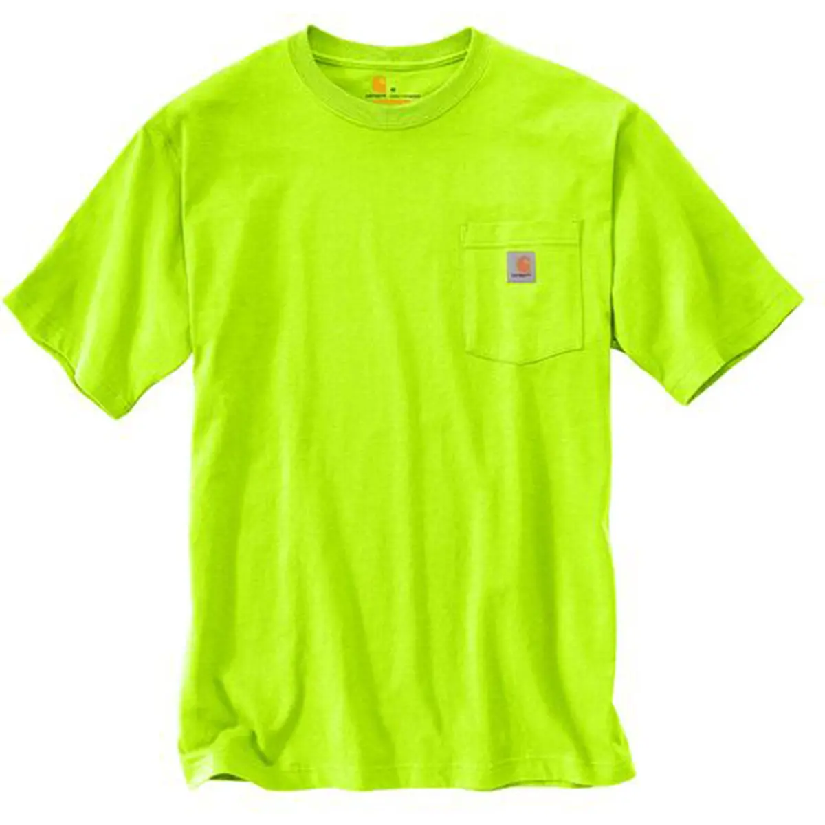 K87 - Loose Fit Heavyweight Pocket Tee, Bright Lime 1