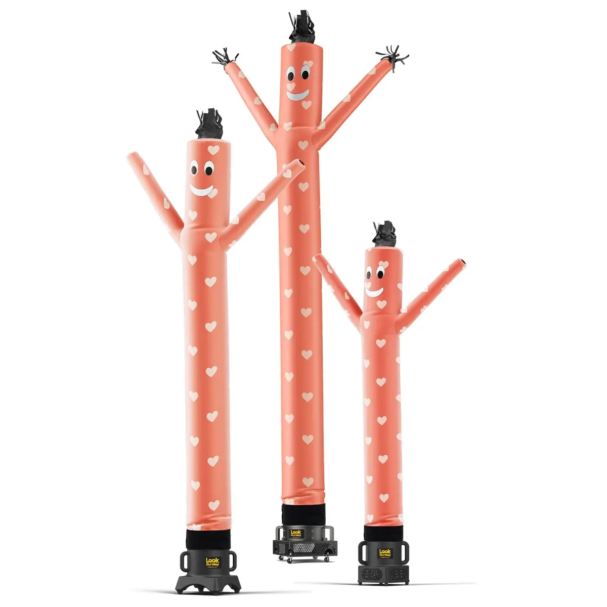 Valentine's Day With Hearts Air Dancers® Inflatable Tube Man 1