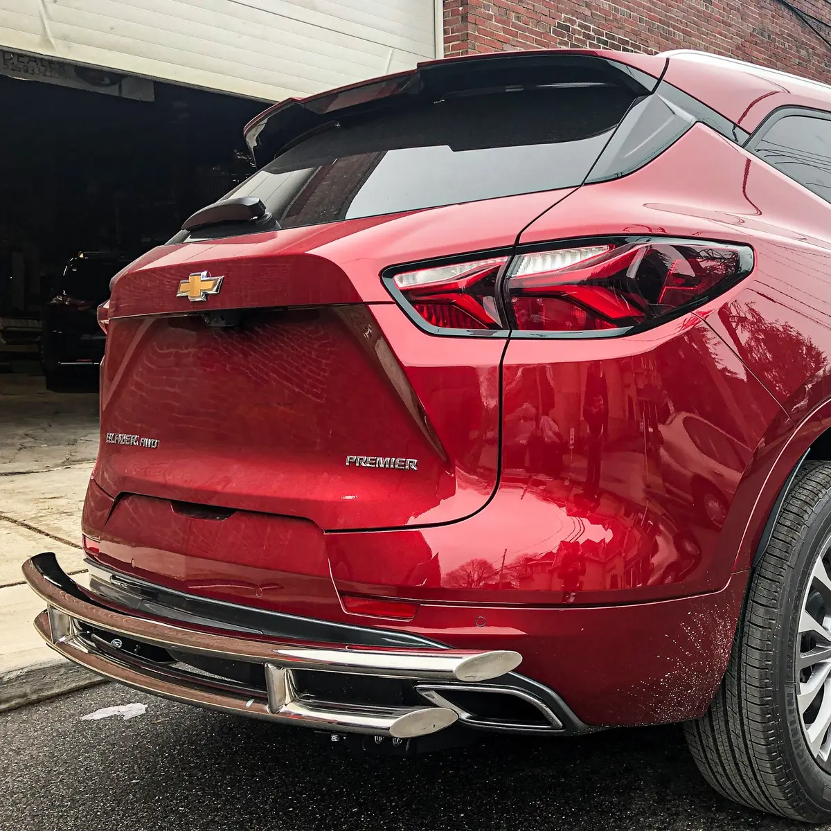 Rear Double Layer (Dl12) Bumper Guard Fits Chevrolet Blazer 2019-2025 1