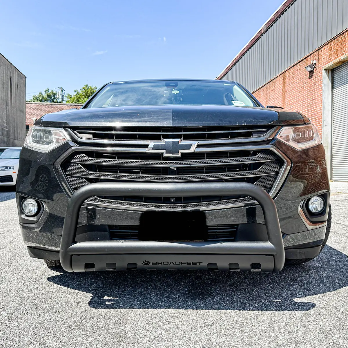 Front Bull Bar With Skid Plate (Dw6) Bumper Guard Fits Chevrolet Traverse 2018-2025 2
