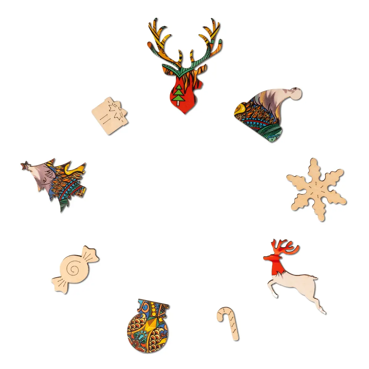 Christmas Elk Jigsaw Puzzle - Pop Art Puzzle 2