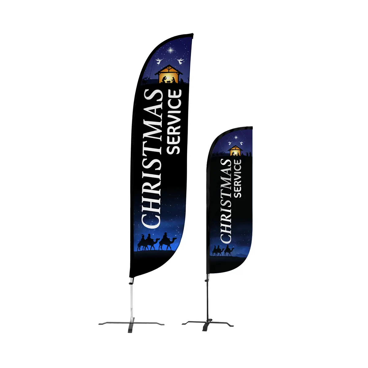 Christmas Service Feather Flag 1