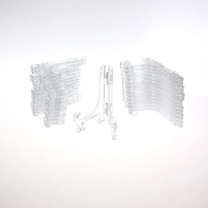 Clear 4-1/2" Folding Easels (15/Box) 1