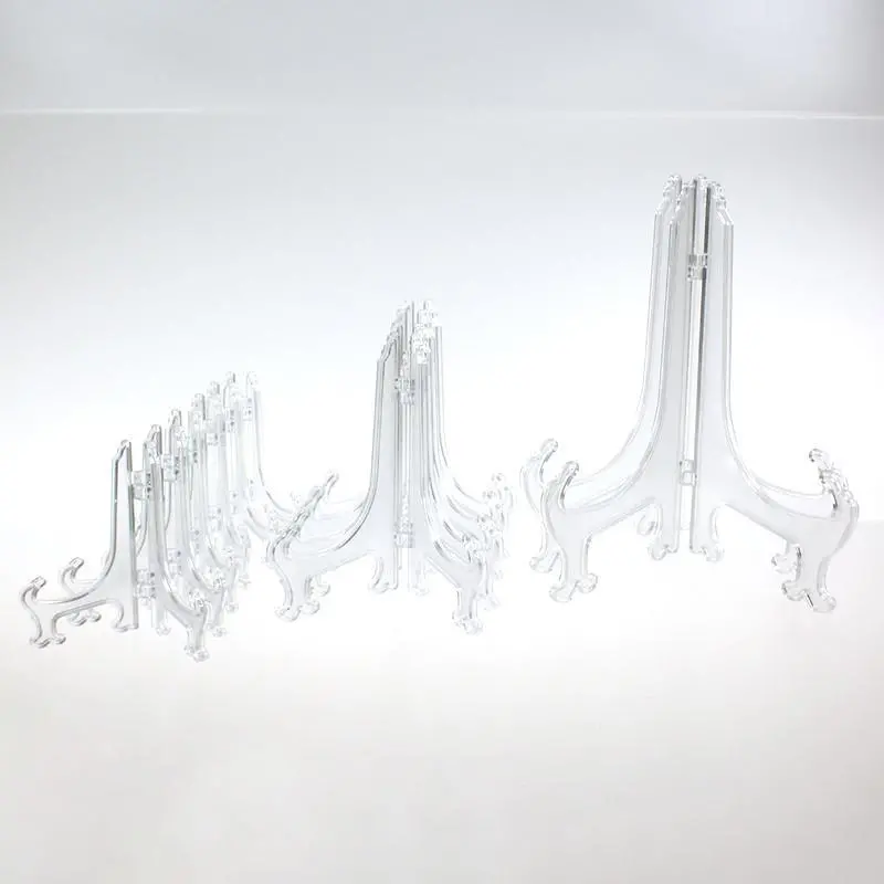 Clear Folding Display Easels - 3 Sizes 1