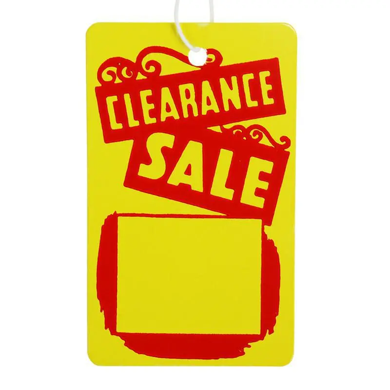 Clearance Sale Tags (100/Box) 1
