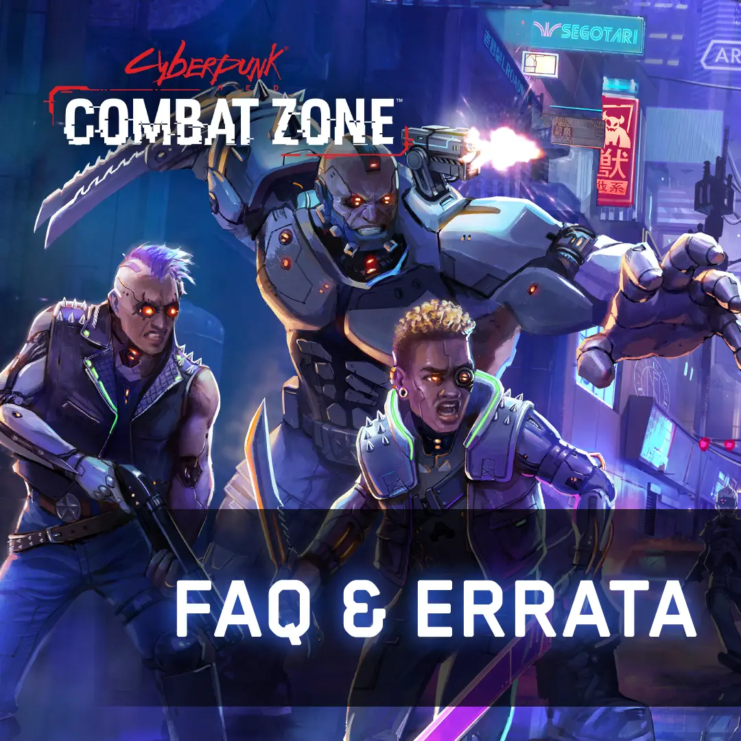 Cyberpunk Red: Combat Zone - Faq & Errata Download 1