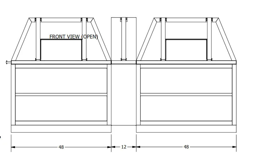 Concert Front-Of-Stage Barrier Cable Pass-Through Csb12 2
