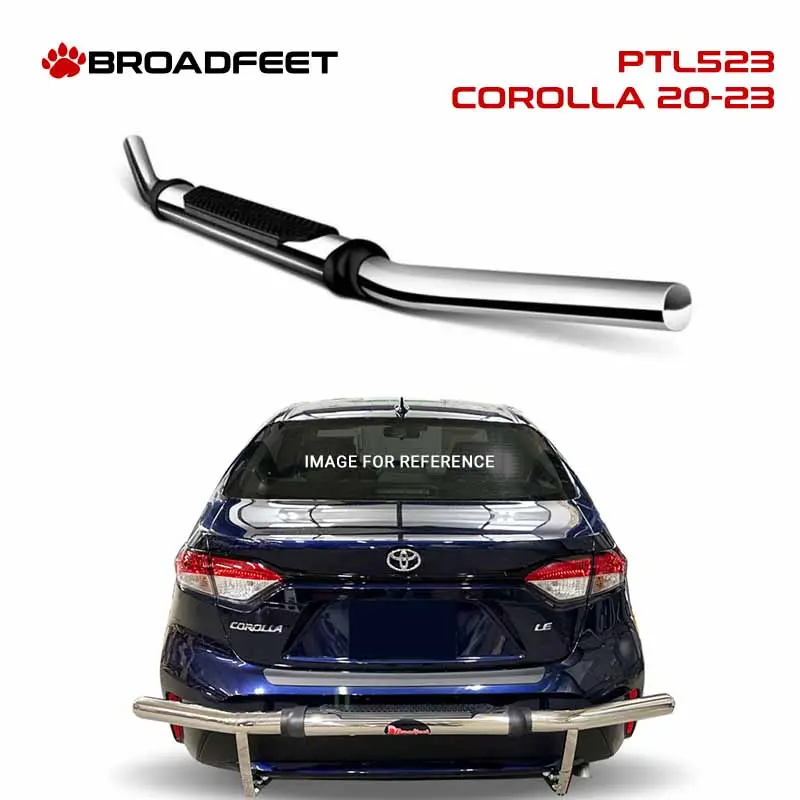 Rear Pintle Style (Ptl523) Single Pipe Bumper Guard Fits Toyota Corolla 2020-2025 1