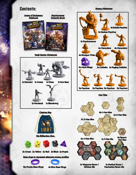 Mister Torgue's Arena Of Badassery™: Components Lists Download 1