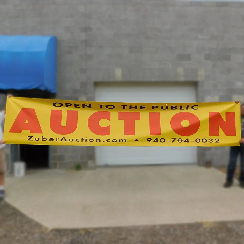 Custom 'Auction' Event Banner – Multiple Size and Style Options - Image 3