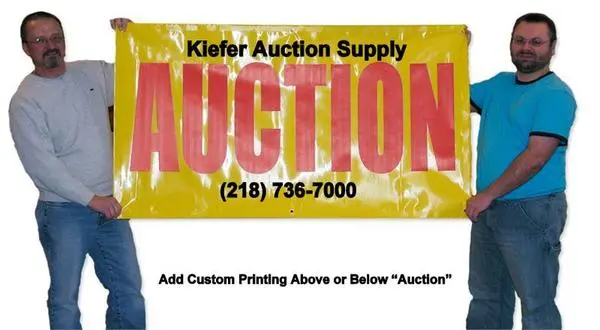 Custom "Auction" Banner - Several Options 7