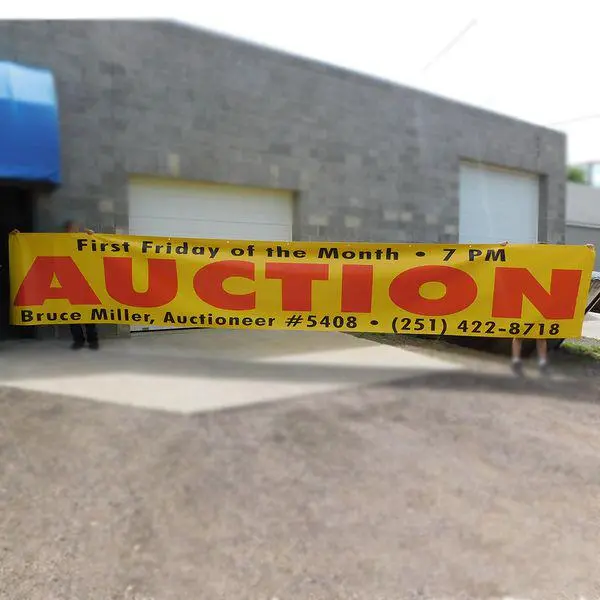 Custom 'Auction' Event Banner – Multiple Size and Style Options