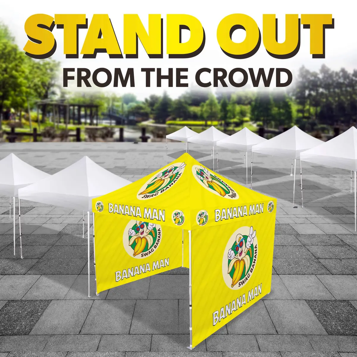 Custom Canopy Tent With Three Back Walls 6