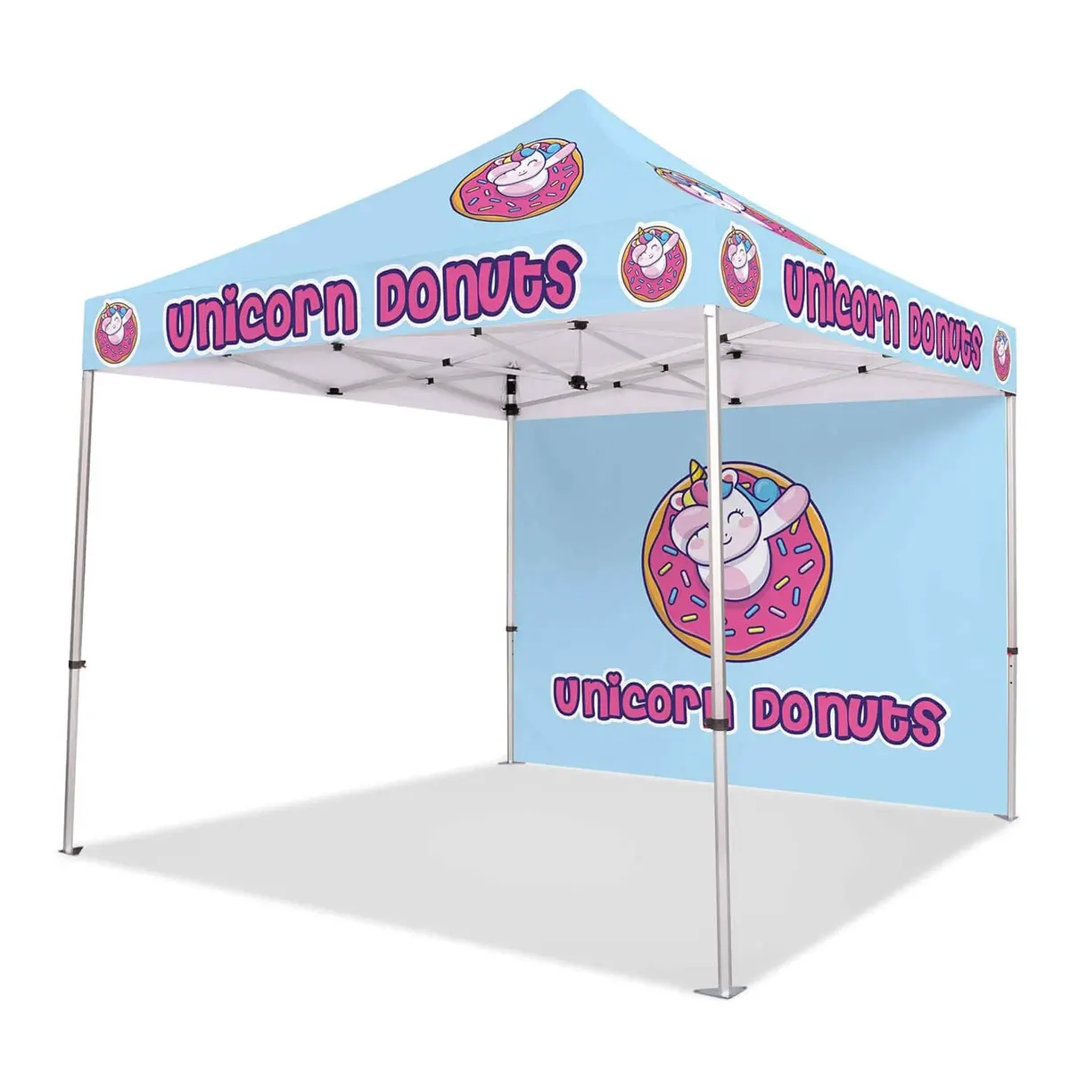 Custom Canopy Tent With Back Wall 1