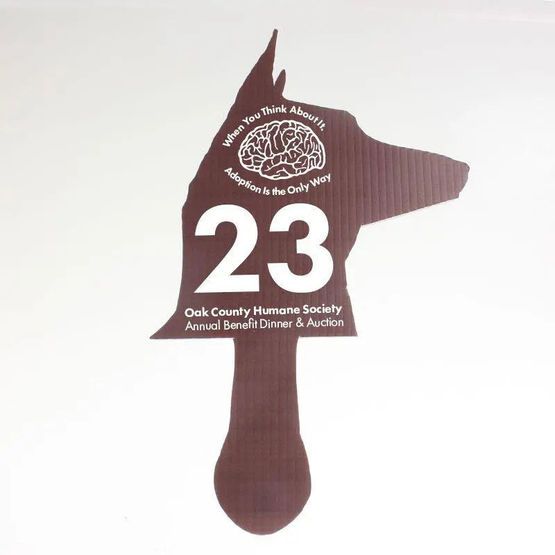 Custom Corrugated Plastic Paddles (1 Or 2-Sided) (25/Pack) 1