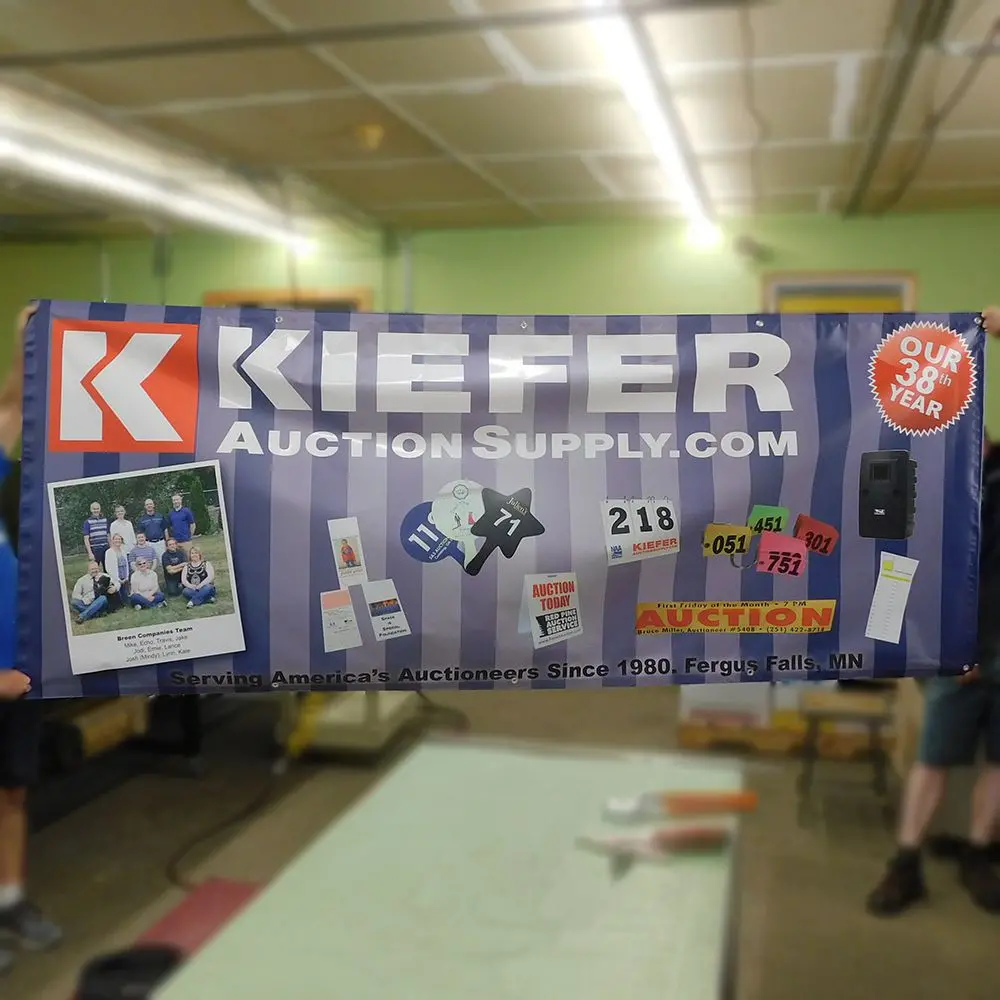 Custom Full-Color Vertical Banner – 4 Feet Tall