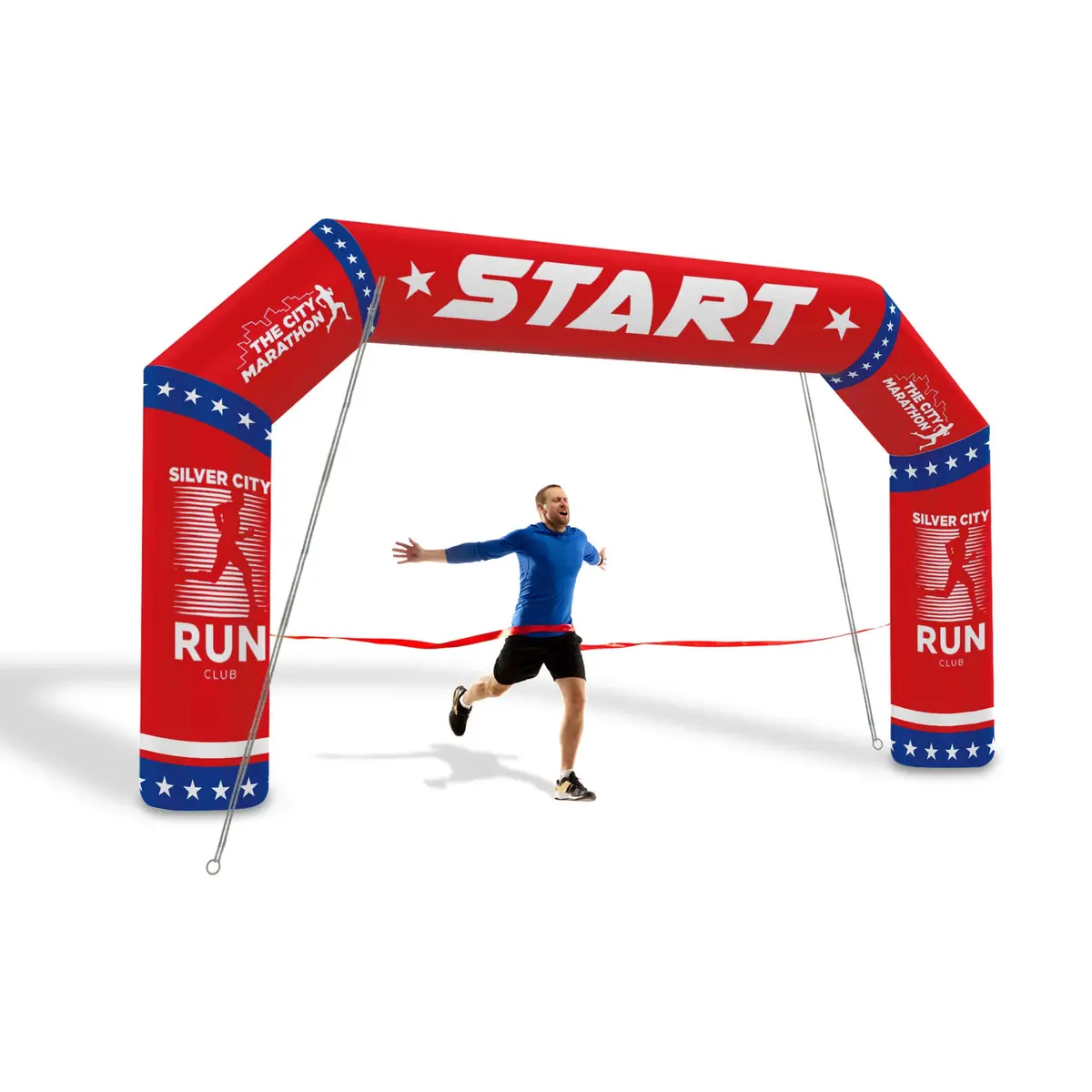 Custom Inflatable Arch Angled 1