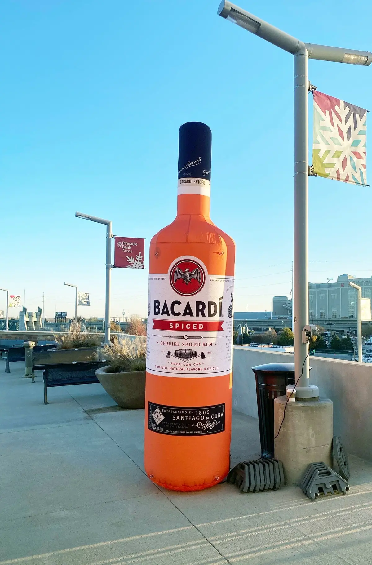 Custom Inflatable Bottle Product Replica 2