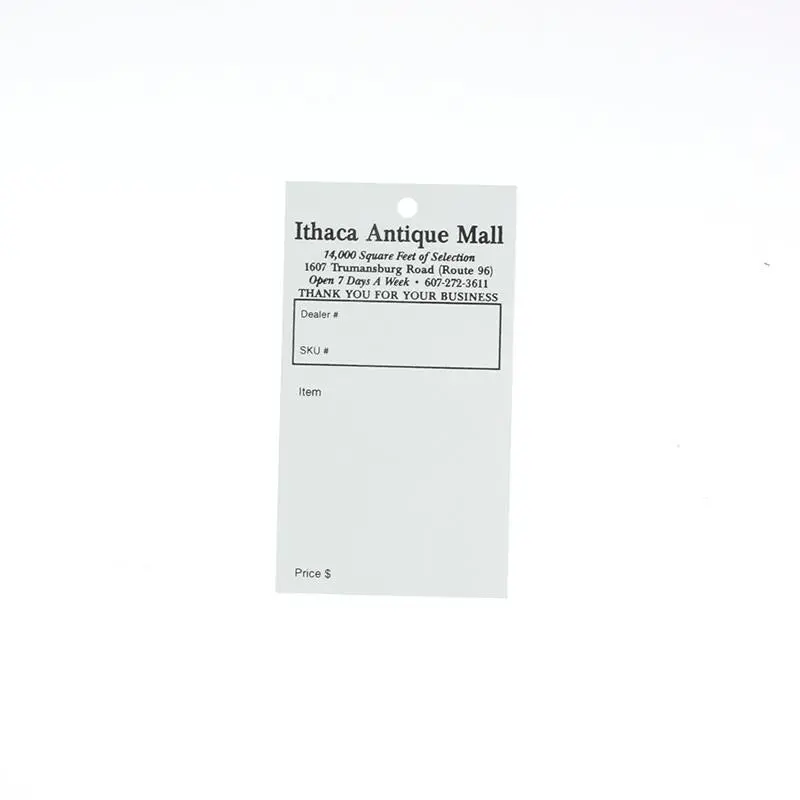 Custom Merchandise Tags, 2-1/2" X 4-1/2" (1000/Pack) 1