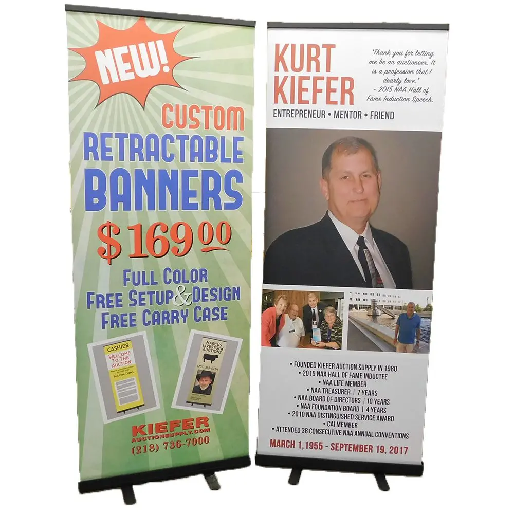 Personalized Retractable Banner Stand – Choose from Three Heights