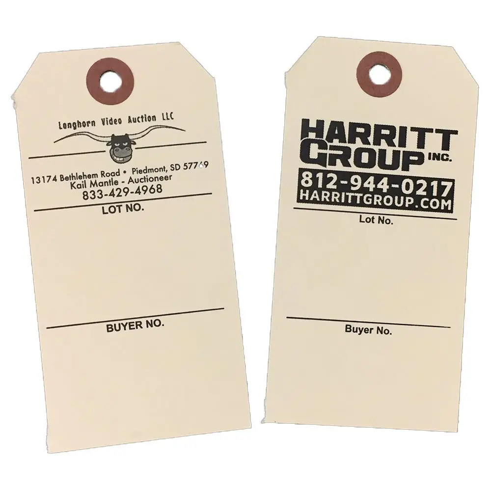 Custom Size #5 Manila Tag (1000/Pack) 1