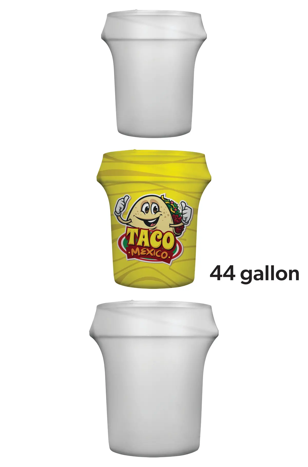 Custom Trash Can Cover 2