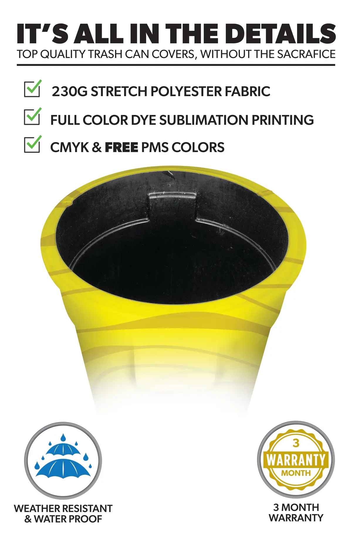 Custom Trash Can Cover 3