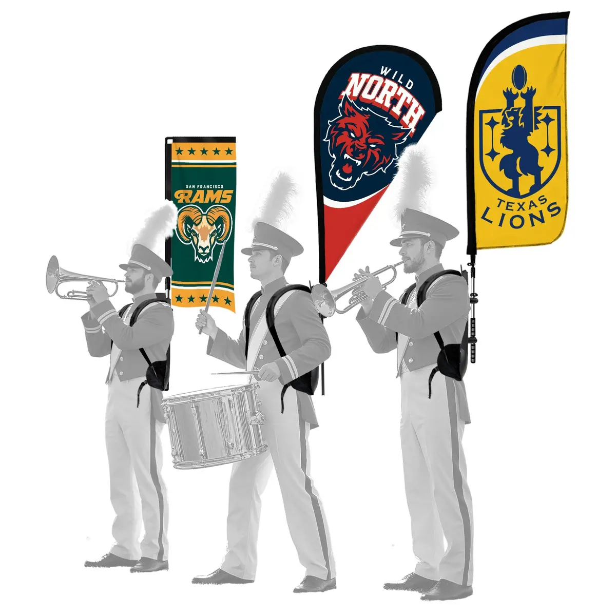 Custom Backpack Flag Kit 1