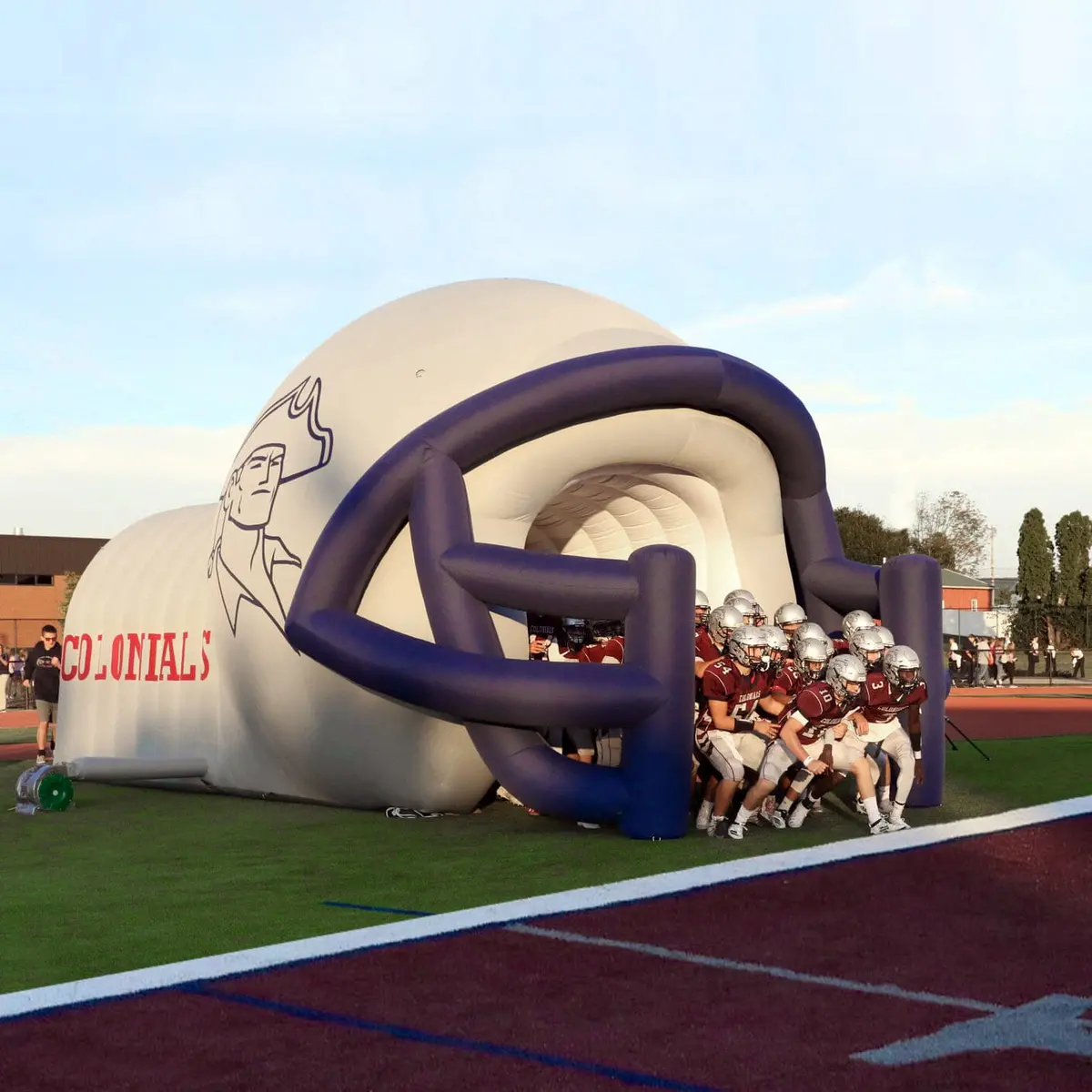 Inflatable Football Helmet Tunnel 2