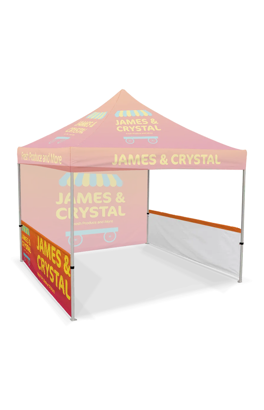 10Ft X 10Ft Custom Side Wall Set 1