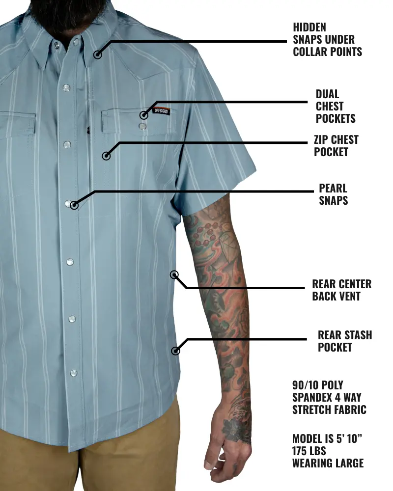 Daryll Ss Shirt - Mid Blue 4