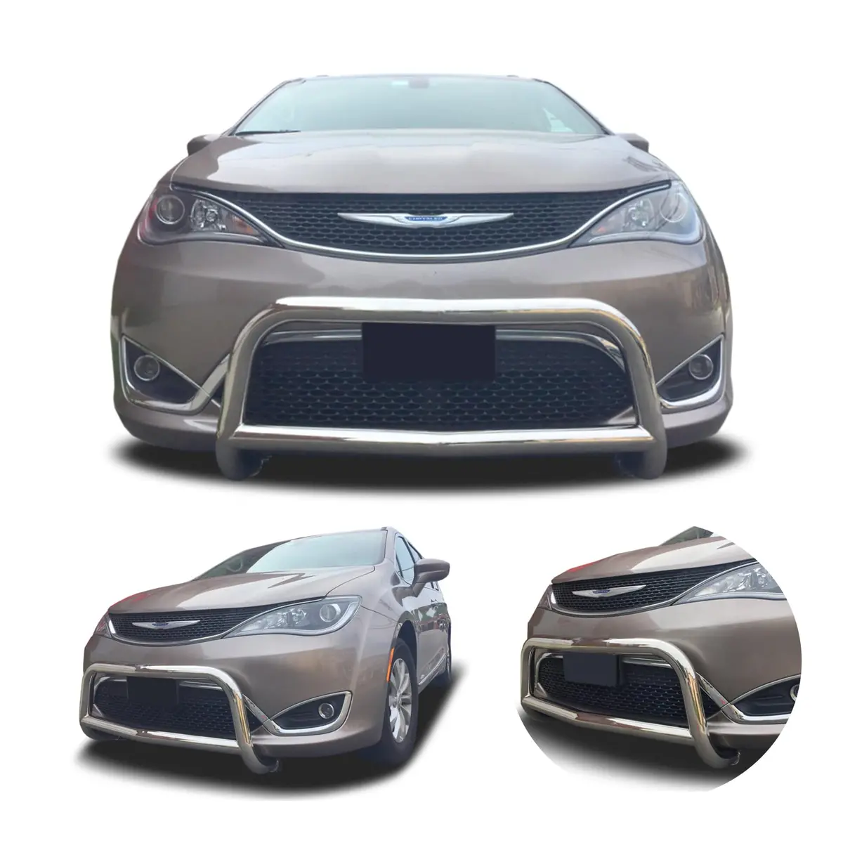 Front A-Bar / Nudge Bar (Dc6) Bumper Guard Fits Chrysler Pacifica 2017-2025 1