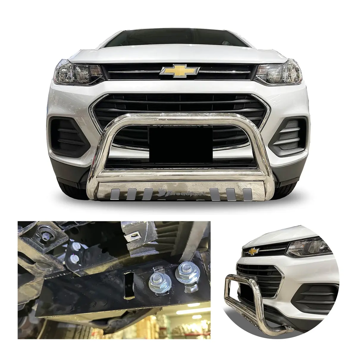 Front Bull Bar With Skid Plate (Dw306) Fits Chevrolet Trax 2015-2022 1