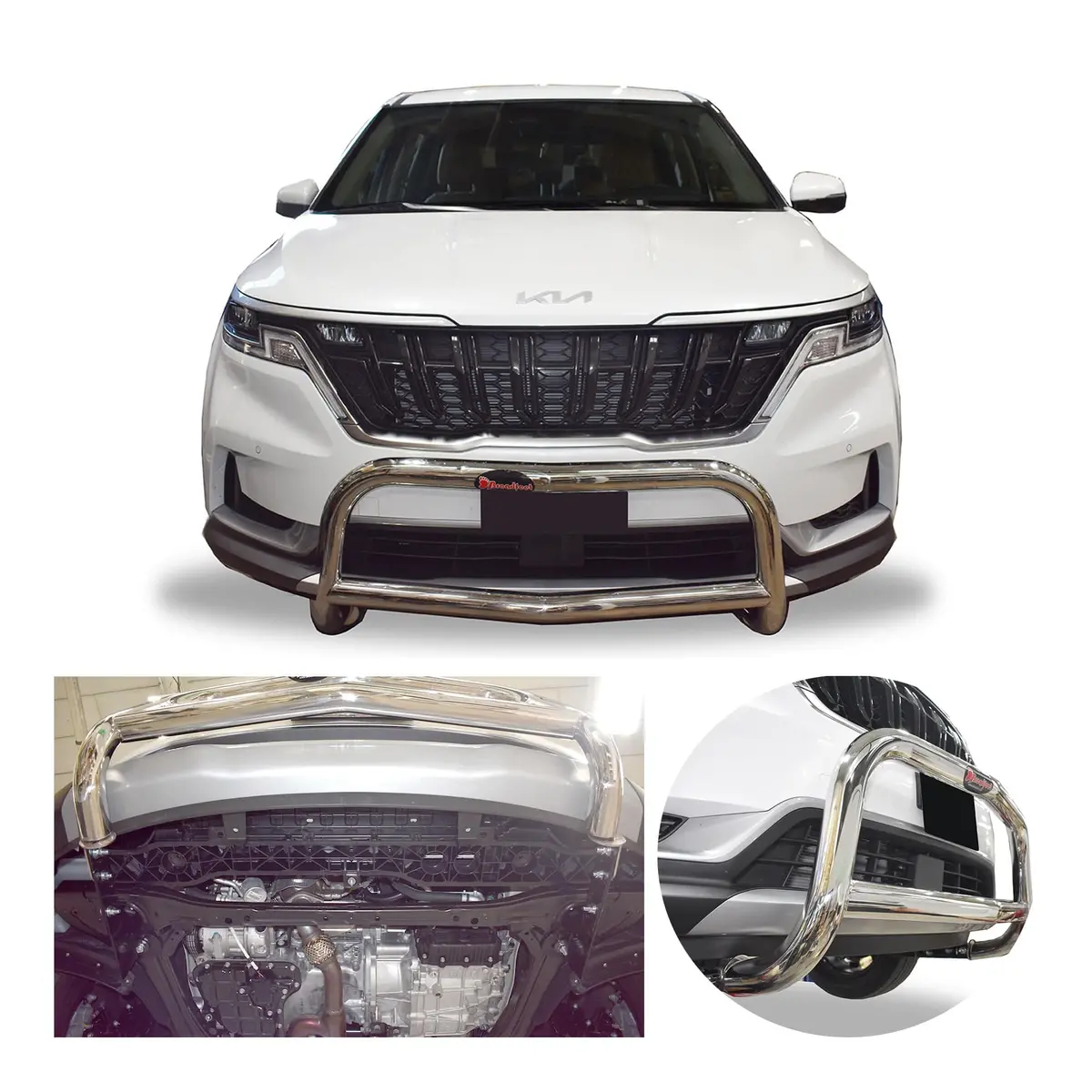 Front A-Bar / Nudge Bar (Dc6) Bumper Guard Fits Kia Carnival 2021-2025 1