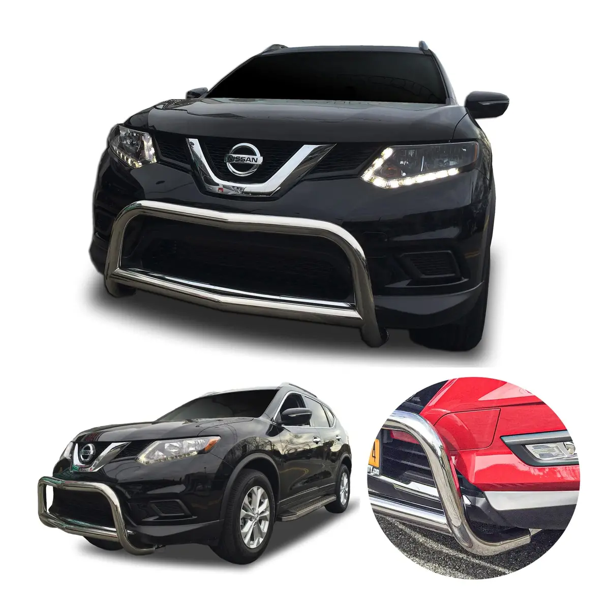 Front A-Bar / Nudge Bar (Dc6) Bumper Guard Fits Nissan Rogue 2014-2020 1
