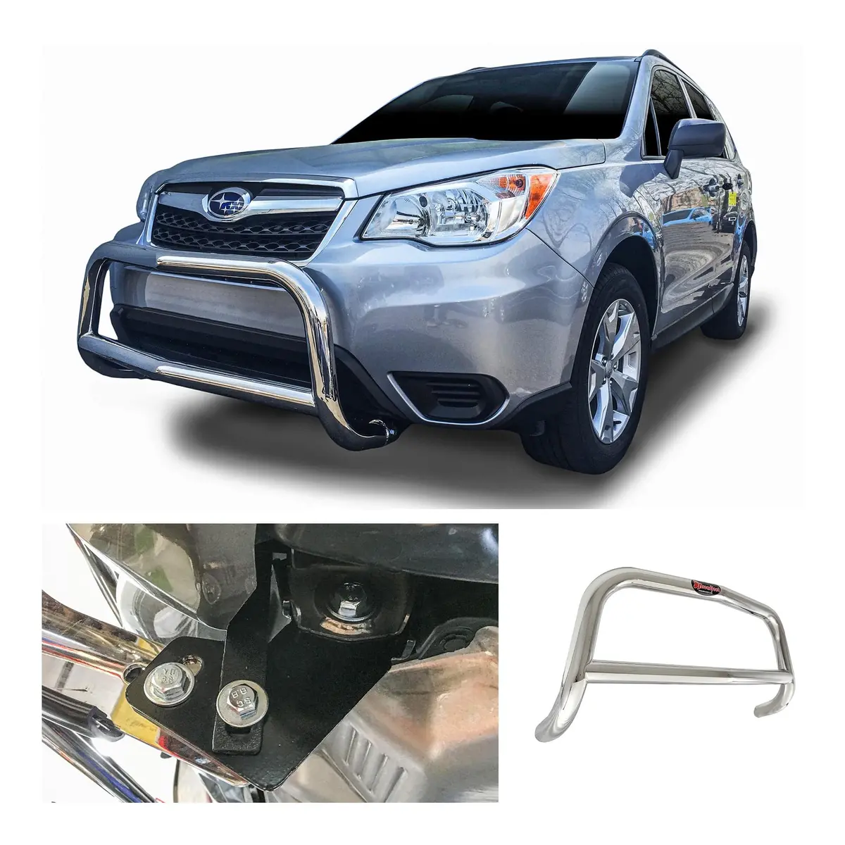 Front A-Bar / Nudge Bar (Dc6) Bumper Guard Fits Subaru Forester 2014-2018 1