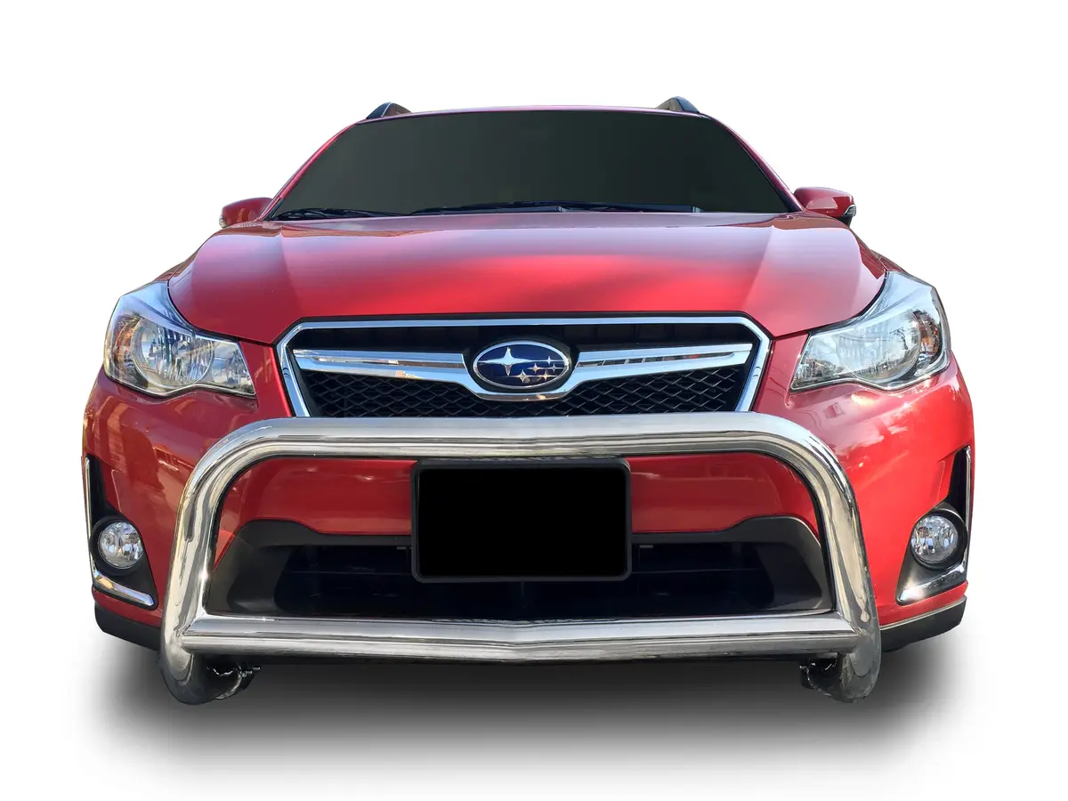 Front A-Bar / Nudge Bar Bumper Guard (Dc6) Fits Subaru Crosstrek 2013-2017 In Stainless Steel 1