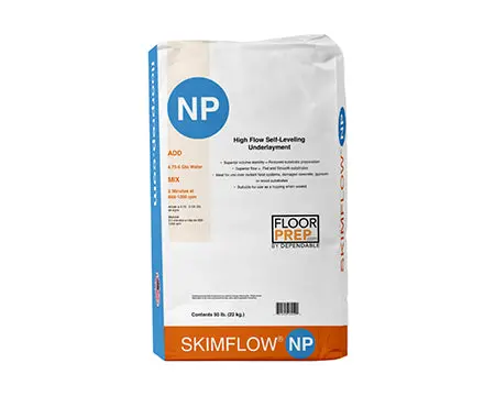 Dependable - Skimflow Np Premium Hybrid Cement Self-Leveler 50 Lb Bag 1