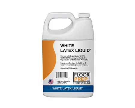 Dependable - White Latex Liquid Latex Additive & Primer, 1 Gallon Bottle 1