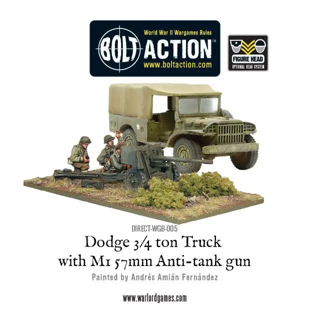 Dodge 3/4 Ton Truck With M1 57Mm Anti-Tank Gun 1