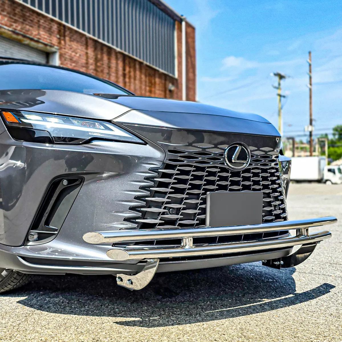 Front Double Layer (Dl13) Bumper Guard Fits Lexus Rx Series 2023-2025 1