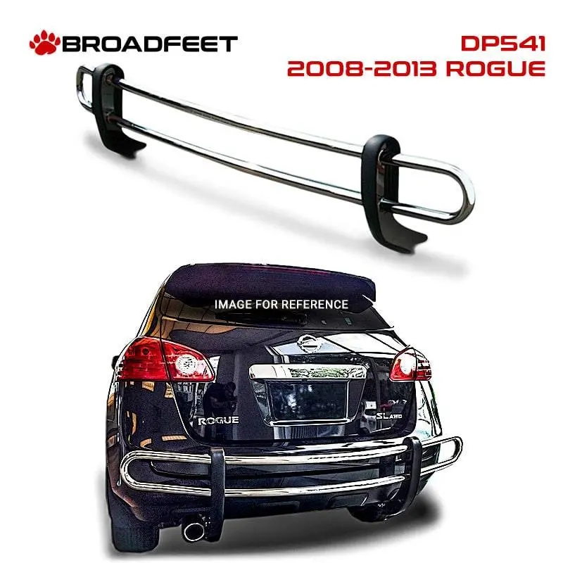 Rear Double Pipe (Dp541) Bumper Guard In Stainless Steel Fits Nissan Rogue 2008-2013 1