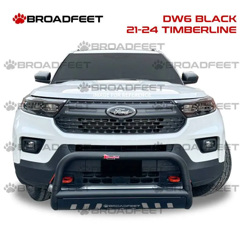 Front Bull Bar With Skid Plate (Dw6) Bumper Guard Fits Ford Explorer *Timberline* 2021-2025 1